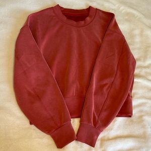Lululemon softstreme Perfectly oversized cropped crew